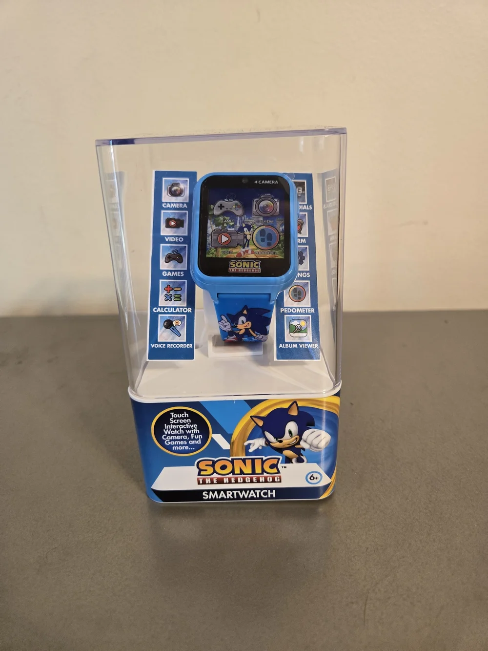 Accutime Sonic The Hedgehog Interactive Kids Smart Watch